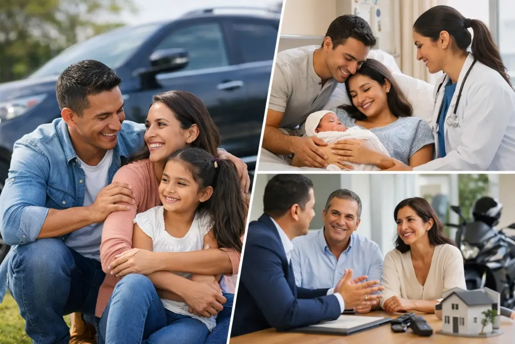 Seguros personales familiares para cada etapa